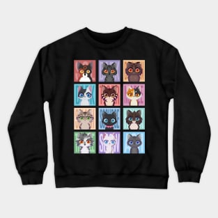 Dark Forest Cats Crewneck Sweatshirt